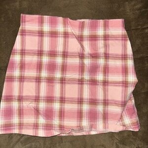 Plaid Pink Skirt